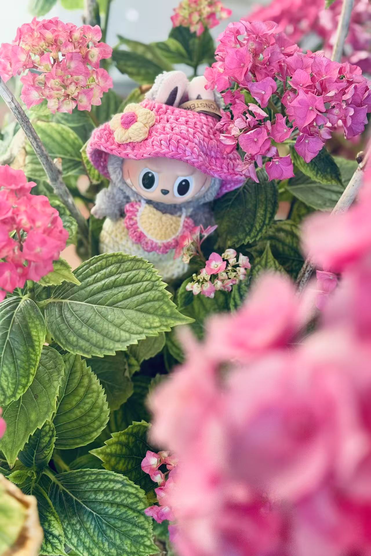 Labubu whimsical crochet outfit